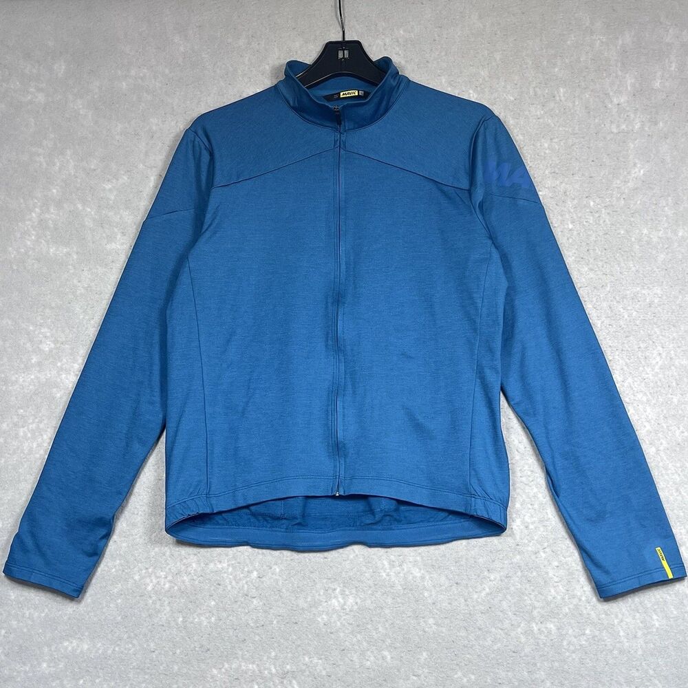 Mavic Jacket Womens Size Large Turquoise Teal Blue Cycling Wind Performance